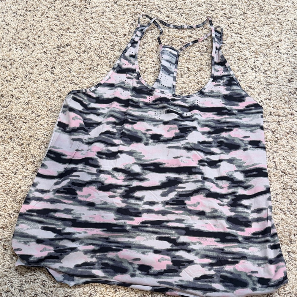 Lululemon Camouflage Racerback Tank Top